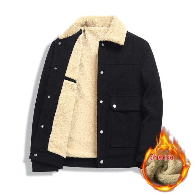 Men's Autumn And Winter Woolen Jacket