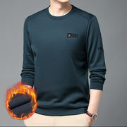 Autumn And Winter New Fleece-lined Thickened Men's Sweater