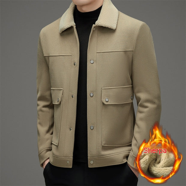 Men's Autumn And Winter Woolen Jacket