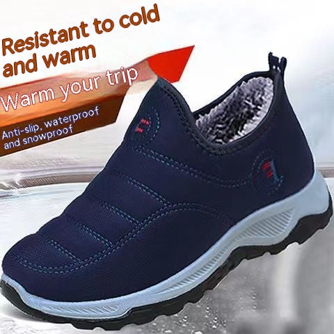 Fleece-lined Warm Waterproof Woodpecker Hiking Shoes