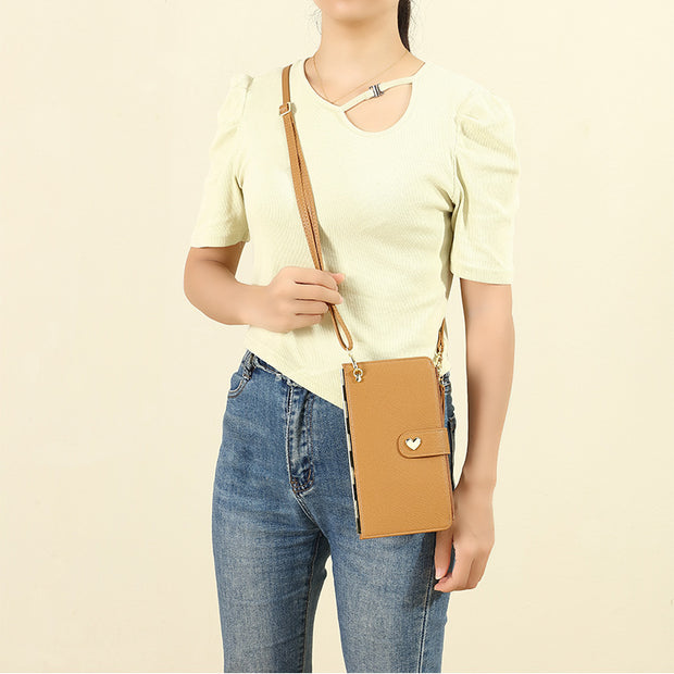 Mobile Phone Bags With Transparent Touch Screen Multifunctional Crossbody Bag