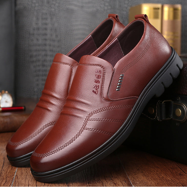 Men's Soft-soled Non-slip Casual Leather Shoes