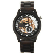 Personal Leisure Quartz Large Dial Men's Wooden Watch