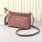 Fashion Rhombus Middle-aged Mom Shoulder Messenger Bag