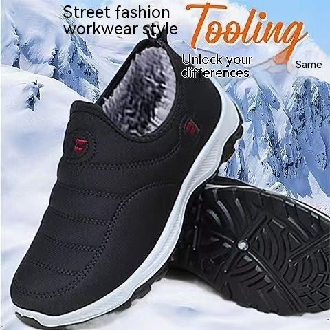 Fleece-lined Warm Waterproof Woodpecker Hiking Shoes